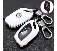 Voiture Coque de Clé pour MG ZS MG3 MG4 MG5 Scorpio MG6pro MG Mulan MG Navigator MG HS Télécommande étui à Clés Boîtier Protection Porte-Clés Gift Accessories,Whitestyle-A