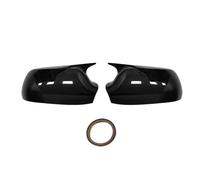 Voiture Coque Miroir Pour Mazda 2 3 6 2003-2008 Couvercle Rétroviseur Latéral Capuchon Boîtier Porte Extérieur Garniture Coque ABS(Gloss Black)