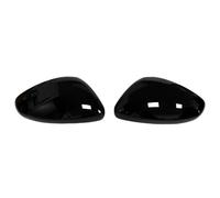 Voiture Coque Miroir Pour Peugeot 208 2008-2025 Couvercle Rétroviseur Latéral Remplacement Capuchon Boîtier Extérieur Garniture Accessoires Décoration Véhicule(Gloss Black)