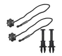 Voiture Corde de Fixation Compatible avec Audi A3 8P 8V Q2 Q3 F3 Q5 8R 2003-2020 Coffre De Chargement Étagère À Colis Clips Ficelle Support Cordon Pivotant(1 Kit)