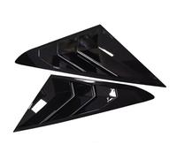 Voiture Coupe-Vent Lèvre Cache De Persienne De Lunette Arrière Triangulaire Accessoire Auto Compatible Avec Hyundai Pour Sonata 2015 2016 2017 2018 2019(Glossy Black)