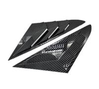 Voiture Coupe-Vent Lèvre Cache De Persienne De Lunette Arrière Triangulaire Accessoire Auto Compatible Avec Hyundai Pour Sonata 2015 2016 2017 2018 2019(Carbon Fibre Look)