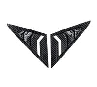 Voiture Coupe-Vent Lèvre Garniture Décorative De Pare Brise Volet De Fenêtre Persienne Latérale Compatible Avec VW Pour Golf 7 Pour MK7 Pour MK7.5 2013-2019(Carbon Look)