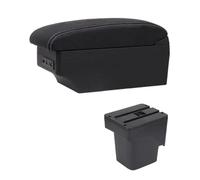 Voiture Coussin D'Accoudoir Accoudoir De Voiture Double Couche pour Focus pour C-Max 2005 2006 2007 2008 2009 2010 2011(E1 White Line)