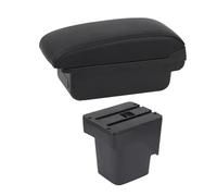 Voiture Coussin D'Accoudoir Accoudoir De Voiture Double Couche pour Focus pour C-Max 2005 2006 2007 2008 2009 2010 2011(B1 Black Line)