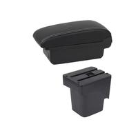 Voiture Coussin D'Accoudoir Accoudoir De Voiture pour Focus 2 Mk2 2005 2006 2007 2008 2009 2010 2011 Boîte De Rangement Accessoires(A 1 White Line No USB)