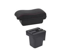 Voiture Coussin D'Accoudoir Accoudoir De Voiture pour Focus 2 Mk2 2005 2006 2007 2008 2009 2010 2011 Boîte De Rangement Accessoires(A 2 Red Line No USB)