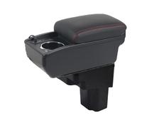 Voiture Coussin D'Accoudoir pour Juke Car Accoudoir Boîte Contenu Central Magasin Cas Console Rangement Coude Support Repose Bras(Phone 3USB Black-B)