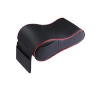 Voiture Coussin D'Accoudoir pour Mondeo 4 pour Fusion pour Kuga 1 Coussin D'accoudoir Voiture Boîte Console Centrale Tapis D'accoudoir Housse Coussin(Black-Red Line)