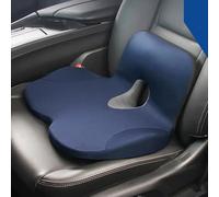 Voiture Coussin de Siège de pour C-Max 2010 2011 2012 2013 2014 2015, Coussin Ergonomique de Siège en Mousse Mémoire avec Soutien Lombaire,Blue