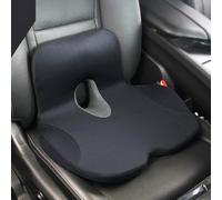Voiture Coussin de Siège de pour C-Max 2010 2011 2012 2013 2014 2015, Coussin Ergonomique de Siège en Mousse Mémoire avec Soutien Lombaire,Black