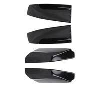 Voiture Couvercle de galerie Compatible avec Toyota pour Highlander XU40 2008 2010 2011 2012 2013 Housses Bagages Toit Capuchon Protection D'extrémité Rail Barre Noire(Black)