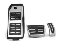 Voiture Couvre-pédale Pour Cayenne 2018-2025 pour Cayenne 958 2011 2012 2013-2017 pédale d'accélérateur de voiture repose-pieds pédales Pad Cover Voiture Pied Repos Pédale(A 3PC)