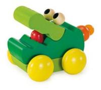 Voiture crocodile en bois Zoolini G
