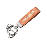 Voiture cuir Porte clés, pour Insignia rotation à 360 degrés multifonctionnel zinc anti-perte Porte Clef décorer Accessoires,D-M