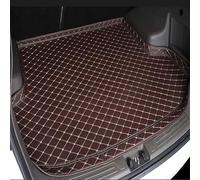 Voiture Cuir Tapis Coffre pour VW Caddy Maxi 2015-2023, Cargaison Bac Arrière Coffre Protection Imperméable Coussin, Accessoire Voiture,Brown
