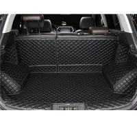 Voiture Cuir Tapis Coffre Tapis Coffre Voiture personnalisé Accessoire pour Peugeot All 4008 RCZ 406 408 308 508 308SW 508L 301 3008 206 307 207 2008 607 Full Coverage Trunk Mat(Black Black Line)