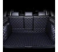 Voiture Cuir Tapis de Coffre pour Ford Mondeo Sedan 2022-2023 (Various Models, Photo Required), Couverture Complète Antidérapant Étanche Coffre Protection Tapis Voiture,Black-Blue
