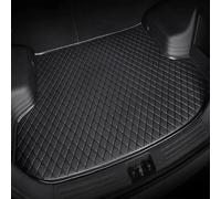 Voiture Cuir Tapis de Coffre pour Jaguar XJ 2010-2016 2017 2018, Moquettes Antidérapant Imperméable Protection Coffre Cargaison Doublure Accessories,Bla-CK
