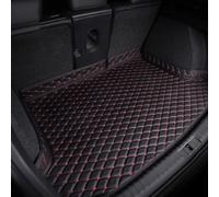 Voiture Cuir Tapis de Coffre pour Lexus LBX Four-Wheel Drive 2024 2025 2026, Antidérapant Imperméable Coffre Cargaison Tapis Coffre Doublure Accessoire,B-Black Red