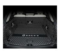Voiture Cuir Tapis De Coffre pour Volvo V60 II 2018-2024 2025 2026, Couverture Complète Protection Coffre Tapis Antidérapant Bac Coffre Cargaison Tapis,Normal-Black Beige Line