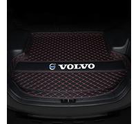Voiture Cuir Tapis de Coffre pour Volvo XC40 C40 Recharge 2018 2019 2020 2021 2022 2023 2024, Bac Coffre Imperméables Cargaison Tapis Antidérapant Housse Protection Accessories