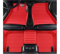 Voiture Cuir Tapis De Sol pour Lexus GX 2004 2005 2006 2007 2008 2009, Couverture ComplèTe Tapis Imperméables Tout Temps Anti-Dérapants Moquettes Accessoires,Red Style