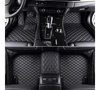 Voiture Cuir Tapis De Sol pour Mercedes-B-ENZ E-Class E220d W213 E300e W213 E350d S213 E450 S213 E220d A238 Moquette sur Mesure Antidérapant Imperméables Protection Tous Temps(Color:Noir)