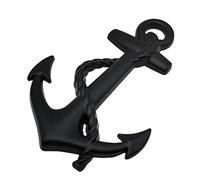 voiture d'ancrage,Logo Latéral en Métal Logo Arrière Autocollant Porte Voiture Bateaux Corps Décoratif | Décoration auto-adhésive portable et compacte pour la maison scooter Povanjer