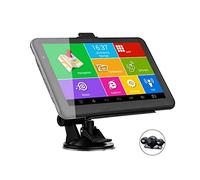 Voiture de 7 Pouces GPS Navigation 2 en 1 comprimé PC 16GB WiFi Auto Navigator Installation Facile(Standard with Camera)