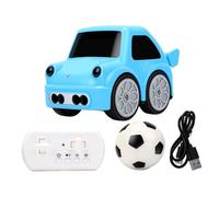 Voiture de Cascade RC à Détection de Gestes à 4 Modes, œil animé par LED, 9 Expressions Oculaires Dynamiques, Suivi et évasion, Voiture Télécommandée Musicale Interactive pour (Blue)