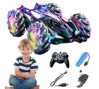 Voiture de cascade sensible au geste, Voiture sensible aux gestes | Véhicule gestuel créatif pour enfants,Voiture avec détection de mouvement à distance pour 8+, Voiture cascade rotative à 360° avec