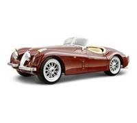 BBurago Voiture miniature Jaguar XK 120 G Échelle 1/24 Cabriolet Bordeaux