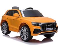 Voiture de course Audi Q8 JJ2066 peinte en jaune