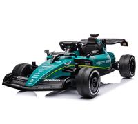 Voiture de Course Électrique Enfant - 12V, Télécommande, Effets Sonores et Bluetooth - Vert