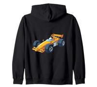 Voiture de Course en Style Cartoon Illustration Sweat à Capuche