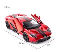 Voiture De Course Ford Gt 2017 Le Mans V8 En Alliage, Modèle Moulé Sous Pression Et Véhicules Jouets, Jouets Pour Enfants, 1:32