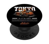 Voiture de Course Japonaise JDM Tokyo Japon Drift PopSockets PopGrip Adhésif