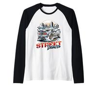 Voiture de Course Japonaise rétro JDM Tokyo Street Dancer Drift Manche Raglan