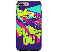 Voiture de Course Japonaise Vintage JDM Tokyo Japon Drift Burn Out Coque pour iPhone 7 Plus/8 Plus