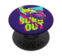 Voiture de Course Japonaise Vintage JDM Tokyo Japon Drift Burn Out PopSockets PopGrip Adhésif