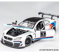 Voiture De Course Légère, 1:24 M6 Gt3 M4 Dtm Le Mans, Roues Libres, Modèle De Voiture De Sport, Jouet En Alliage Métallique Moulé, Réplique Miniature