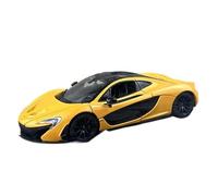 Voiture De Course McLaren P1 en Alliage Jaune, Échelle 1:24, Ornement Statique De Collection Jouets Non RC