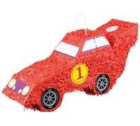 Voiture de course Piñata anniversaire enfant Pinata - voiture rouge Pinjata