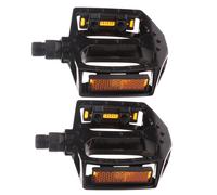 Voiture De Course Polyvalente Pour Enfants,Pédales De Vélo À Boule Roulante Spéciale Avec Sangles,Voiture De Course Pour Enfants,Alliage D'infraction,1 Paire - Type Black Double