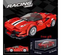 Voiture De Course Pour Enfants, Kits De Modèles De Sport, Vitesse De Ville, Blocs De Construction, Véhicule De Rallye Classique, Super Coureurs, Jouet En Briques Moc, 329 Pièces