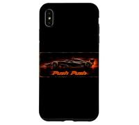 Voiture de Course Push Push Art Motorsport Art Push The Limits Coque pour iPhone XS Max