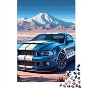 Voiture de Course Puzzle À 1000 Morceaux Papier Épais Voiture Neige Blanche Puzzle Familial Passionnés De Casse-tête Heures Divertissement Garanties Loisirs Maison 38x26cm/1000pcs