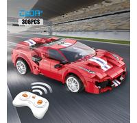 Voiture de course télécommandée Cada City, blocs de construction MOC compatibles RC, Super voiture de sport, briques, jouets cadeaux pour enfants garçons sans boîte