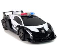 Voiture de course télécommandée Police R/C + batterie rechargeable